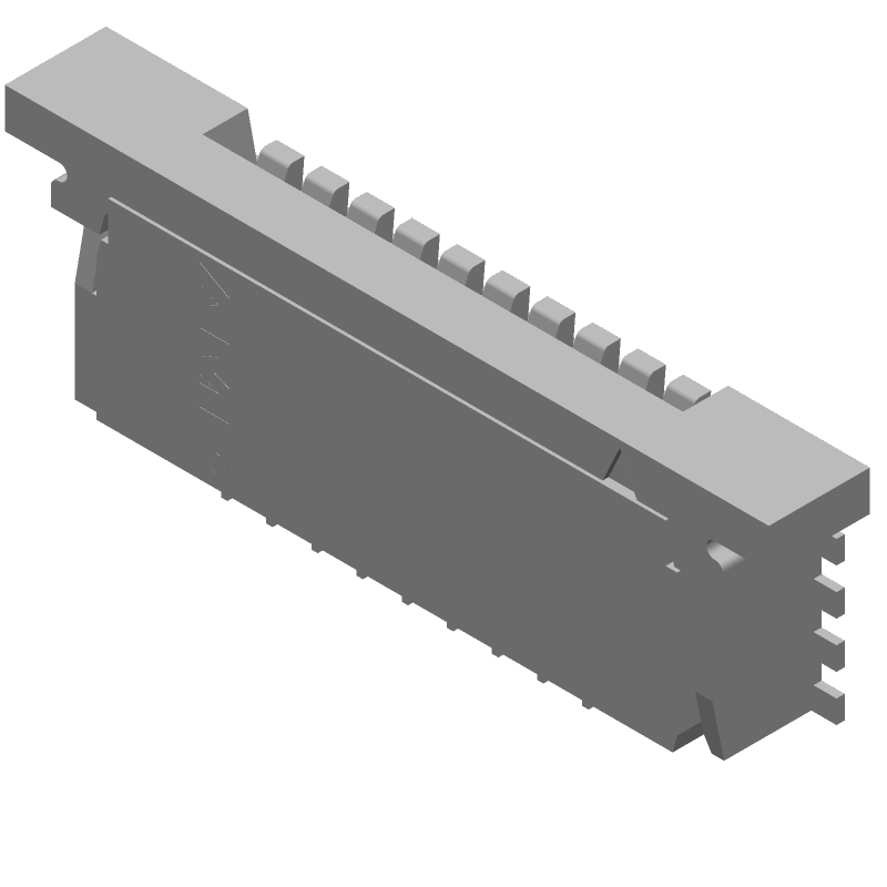 FPC Connector, 9 Pos, 1mm, Right Angle, SMD, 200V