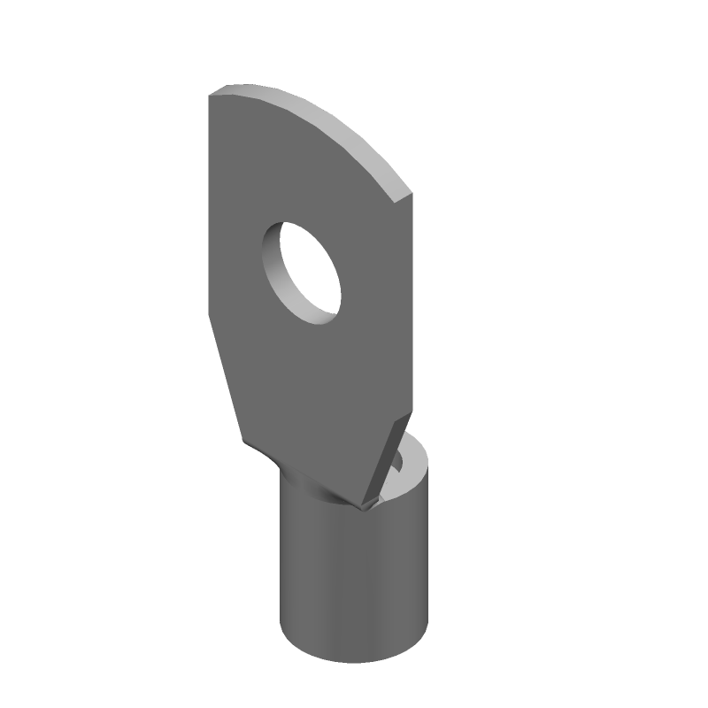 Rectangular Terminal, 10-12AWG Copper, Tin Plated, Non-Insulated