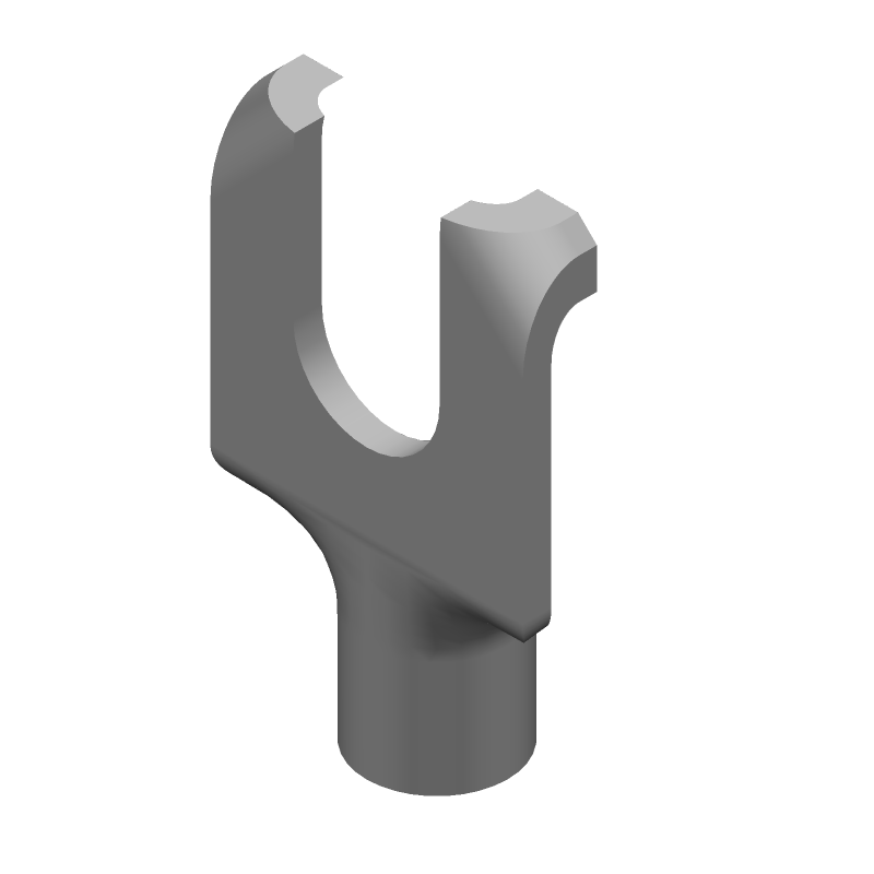 12-14AWG Spade Terminal, Copper, Tin Plated, 19.28mm