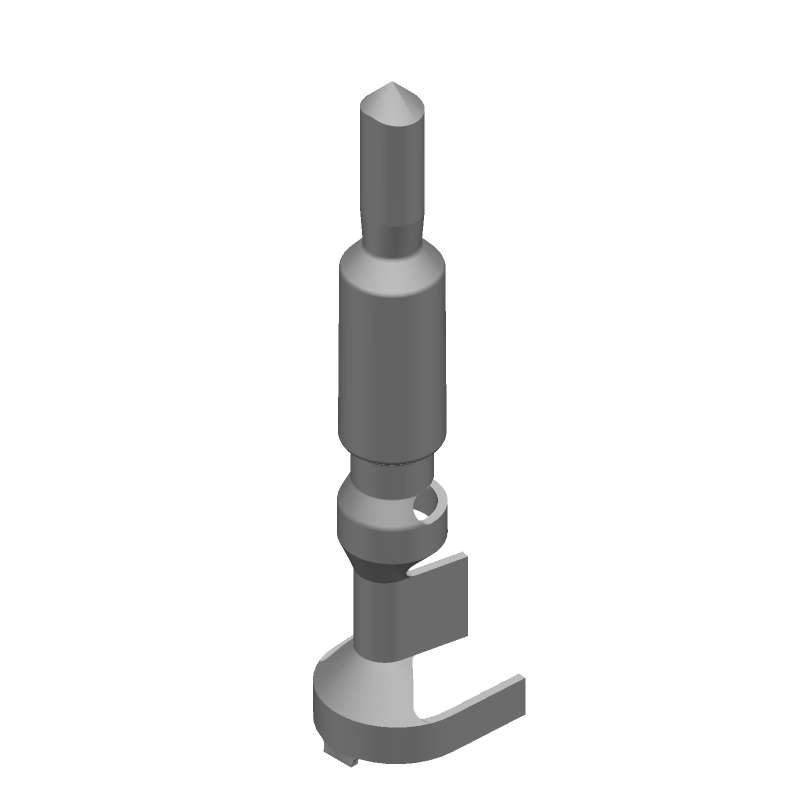 Power Crimp Contact, Male, 7A, 20-14AWG, Tin/Gold Plated Brass