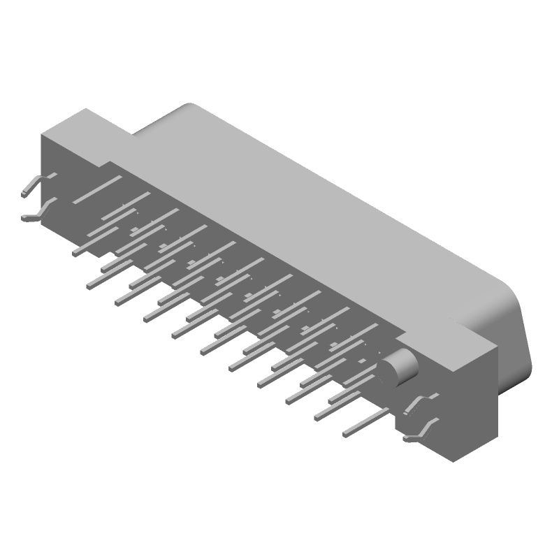 40 Pos 2 Row 1.27mm Pitch Female Solder Header Connector