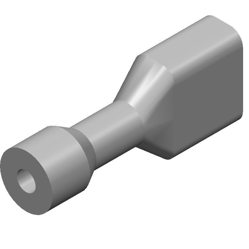 Female Crimp Terminal 24-26AWG Brass Tin 600V