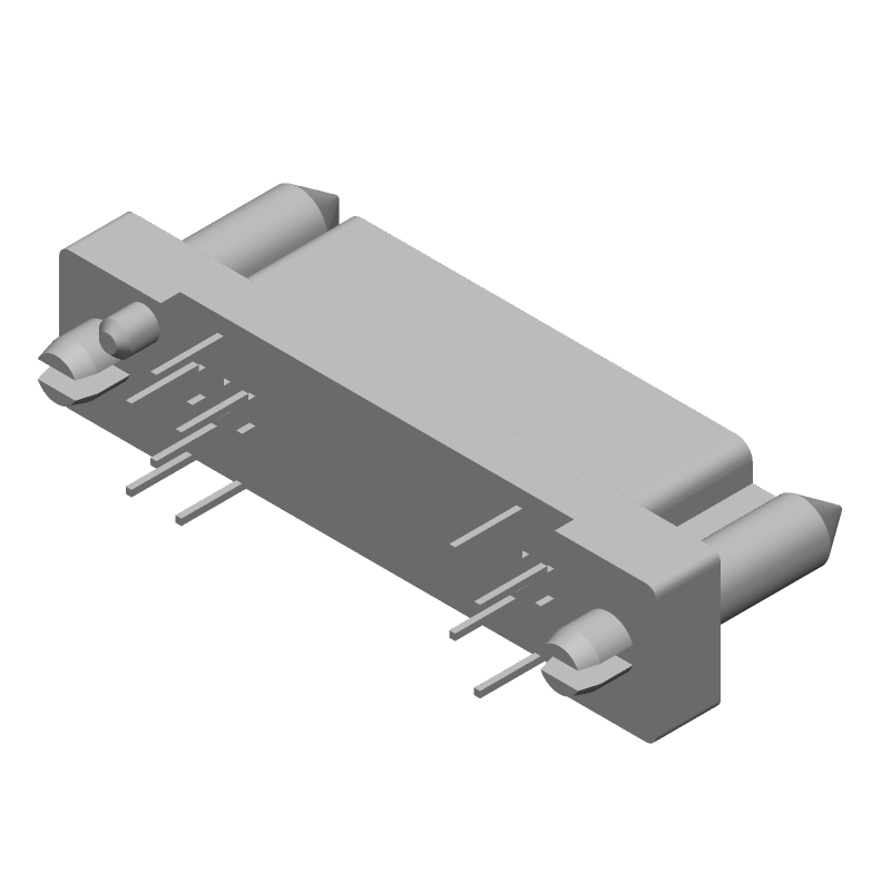 30 Pos 2 Row Female Receptacle, 2.54mm Pitch, Solder, 1A, 30V