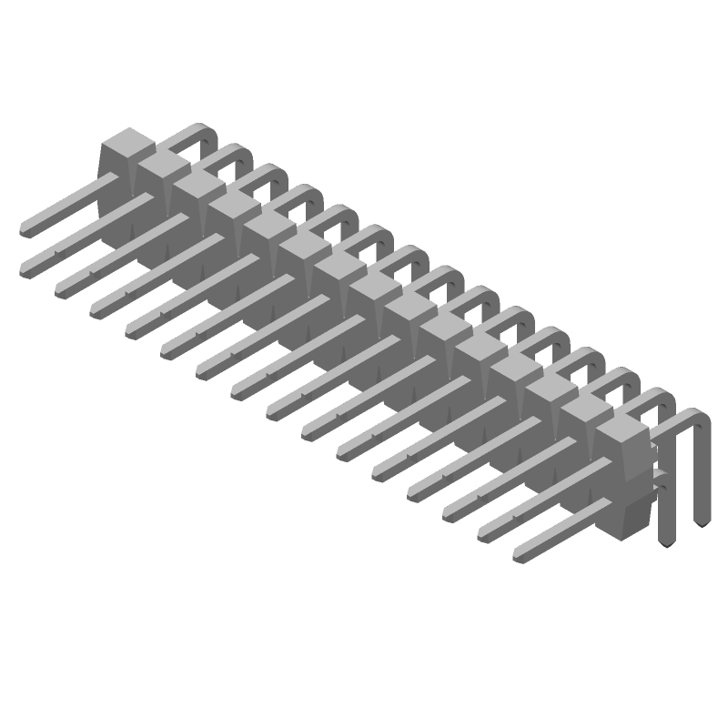 Board Connector, 30 Contact(s), 2 Row(s), Male, Right Angle, 0.1 inch Pitch, Solder Terminal, Black Insulator, Receptacle,
