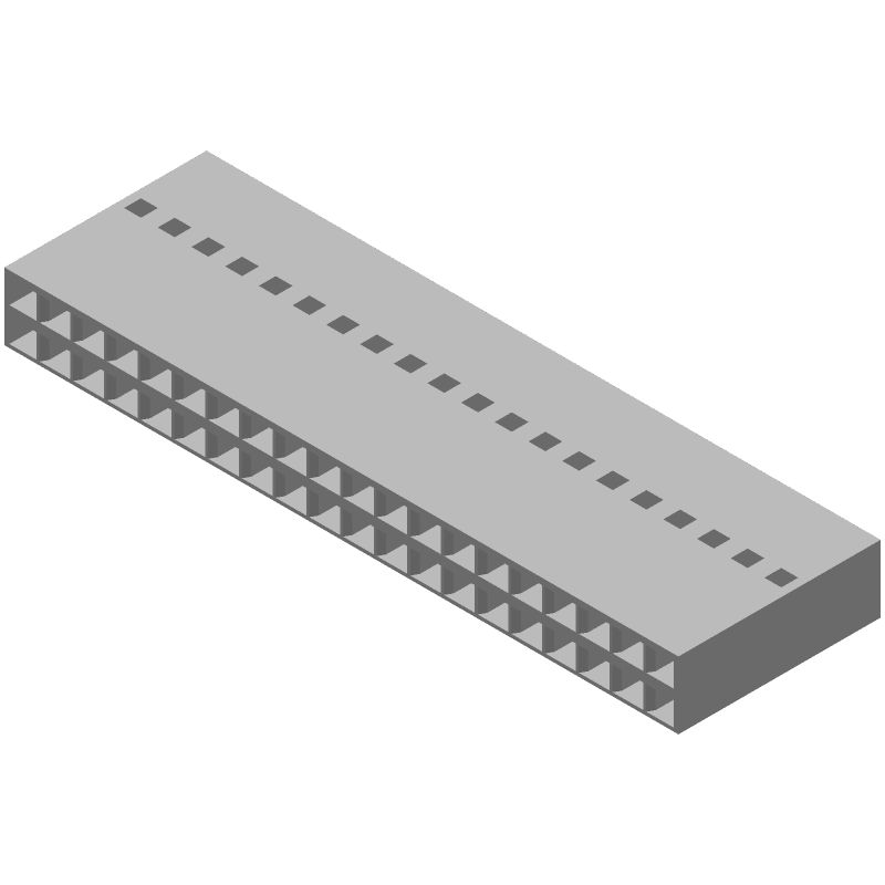 Board Connector, 40 Contact(s), 2 Row(s), Female, Straight, 0.1 inch Pitch, Crimp Terminal, Locking, Black Insulator, Plug,