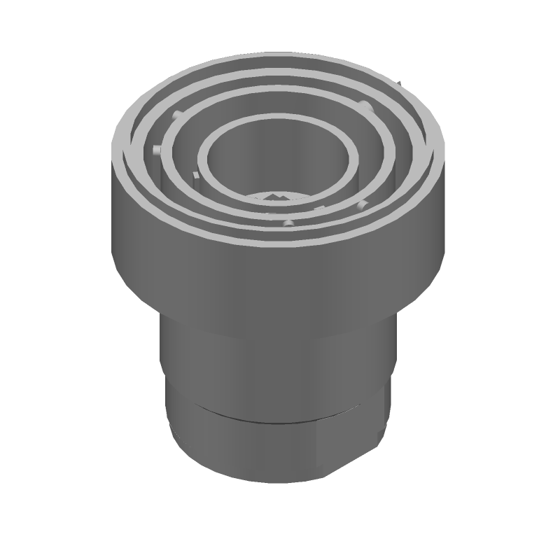 3 Pos Male Circular Connector, CRIMP, 600V, Straight, Metal Shell