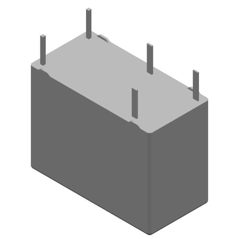 24VDC 5A SPDT Power Relay, Through Hole, 277VAC