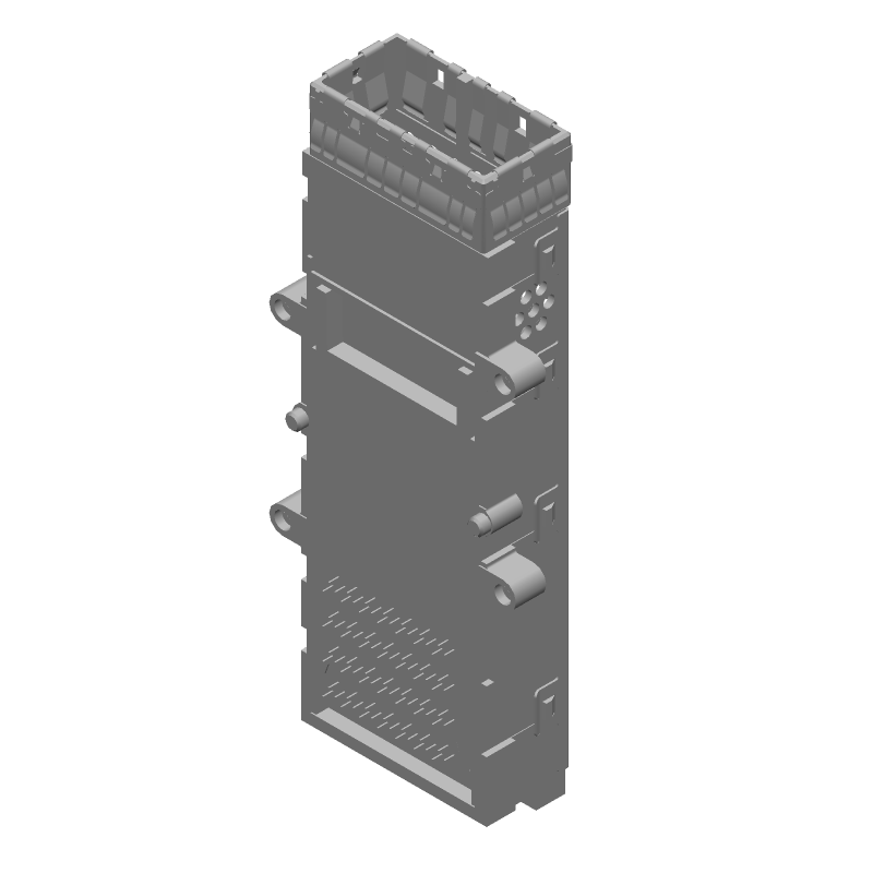 84 Pos RJ11 Connector, 125Gbps, Right Angle, Press-Fit, Thru-Hole