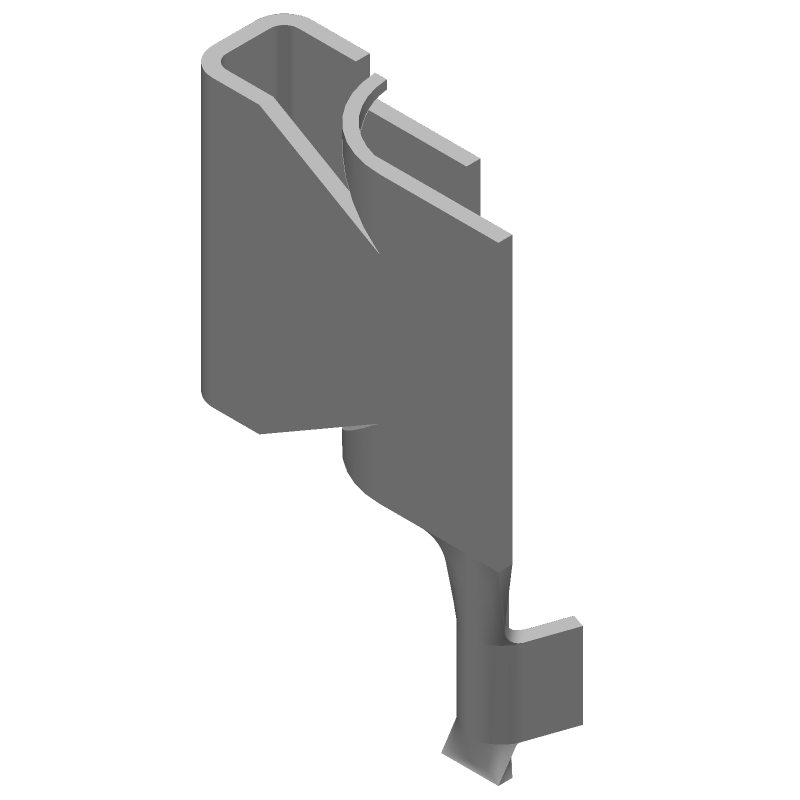 Connector Accessories Grounding Clip Phosphor Bronze Tin Plating Strip on Reel