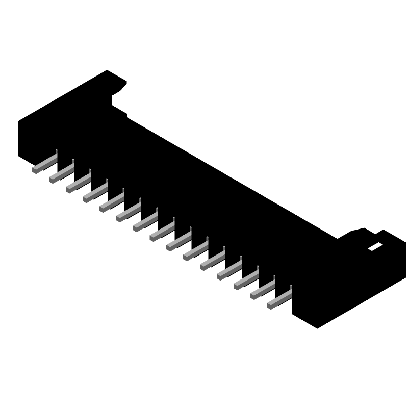 System Components Symbol XW4M-15D1-V1DS footprint, schematic symbol and 3D model by OMRON ...