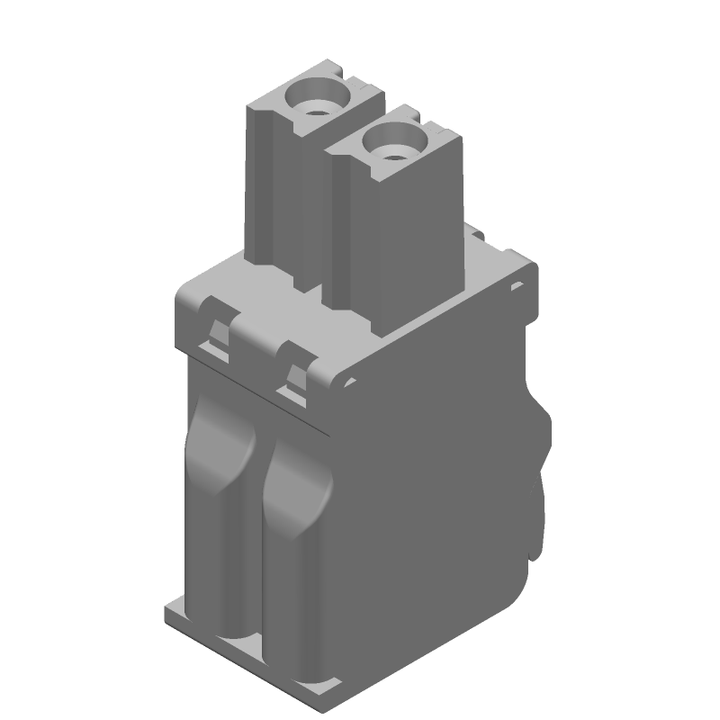 2 Pos 3.5mm Pitch Push-In Terminal Block, 300V, 11A, Cable Mount