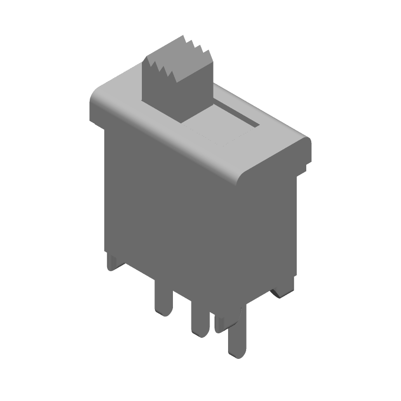 SPDT Slide Switch, 20V, 2 Pos, Through Hole, Gold Contacts