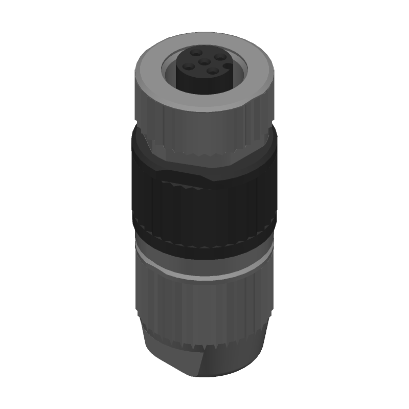 Circular Connector, 3 Contact(s), Female, Screw Terminal,