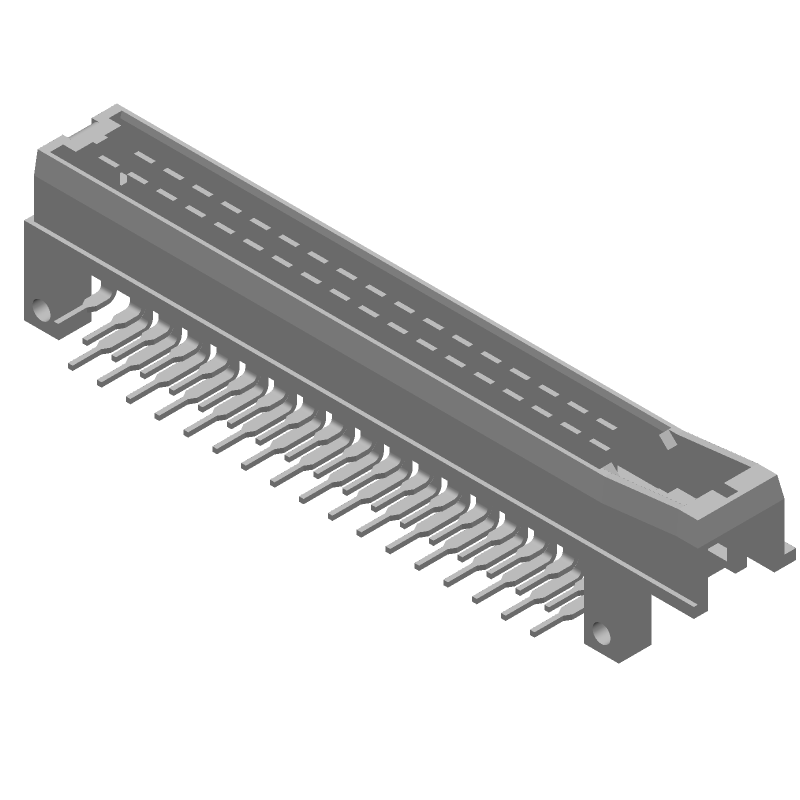 35 Pos 5mm RA Solder Thru-Hole Power Connector
