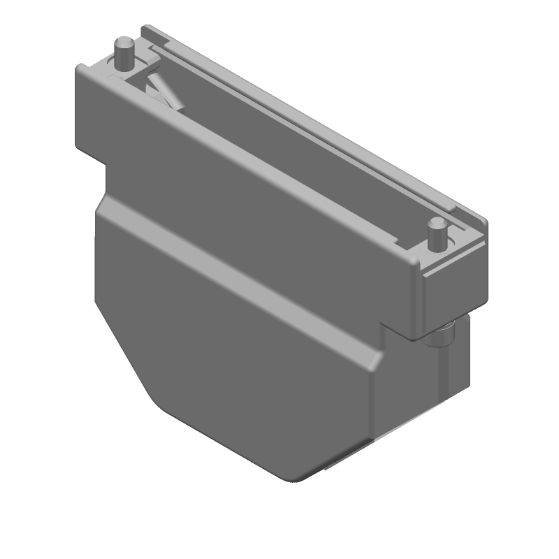 Backshell Kit 45°/180° 4 Shell Size Zinc