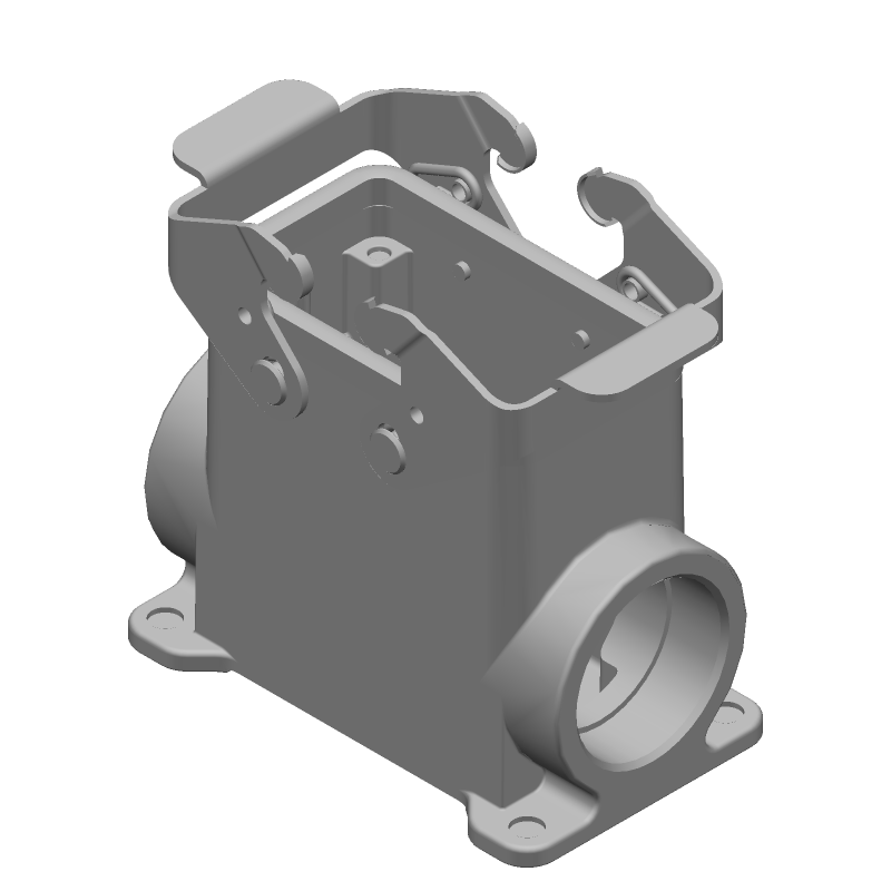 Hood 90° Powder Die Cast Aluminum Alloy Box