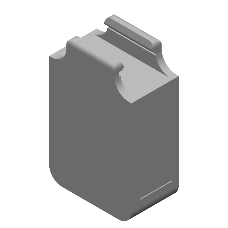 Backshell/Cable Clamp 90°/180° 2 Shell Size Thermoplastic