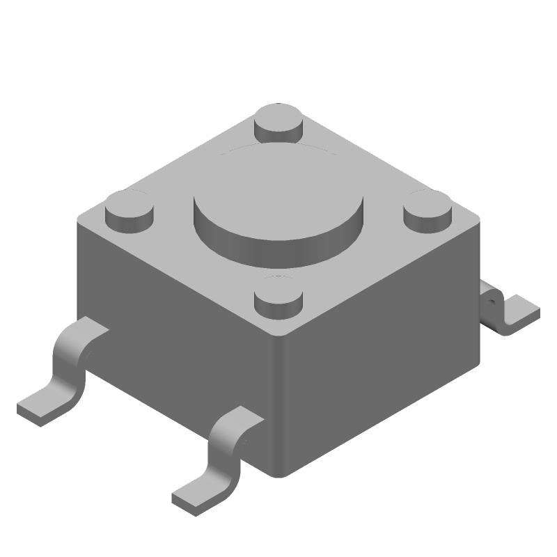 KEYPAD SWITCH, SPST, MOMENTARY-TACTILE, 0.05A, 24VDC, 3.04N, SURFACE MOUNT-STRAIGHT, ROHS COMPLIANT