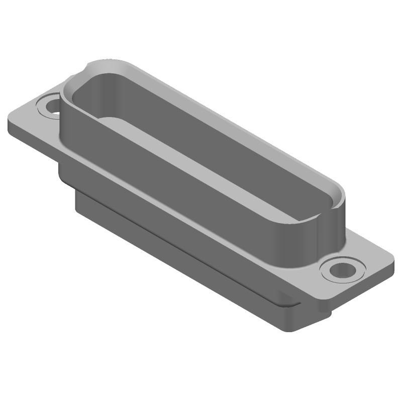 25 Pos D-Sub Plug, Male, Crimp, Straight, Steel