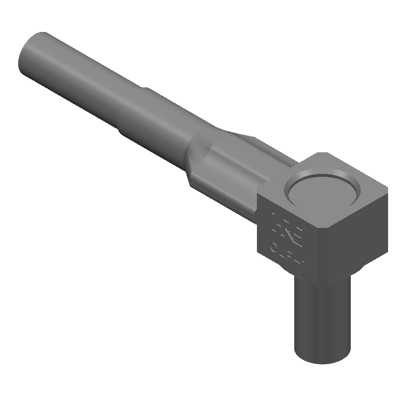 RF Coaxial Connector, 10GHz, 50 Ohm, Male, Solder, RA, Gold