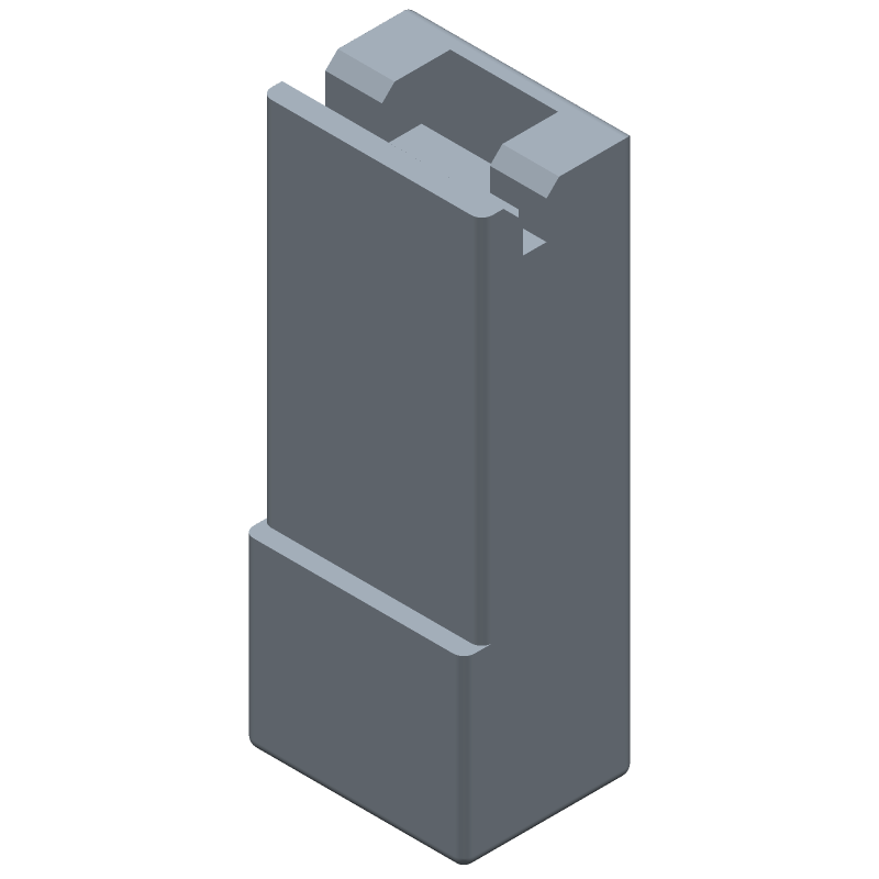 (2-480435-3) 187 FASTON REC HSG LCP BLACK