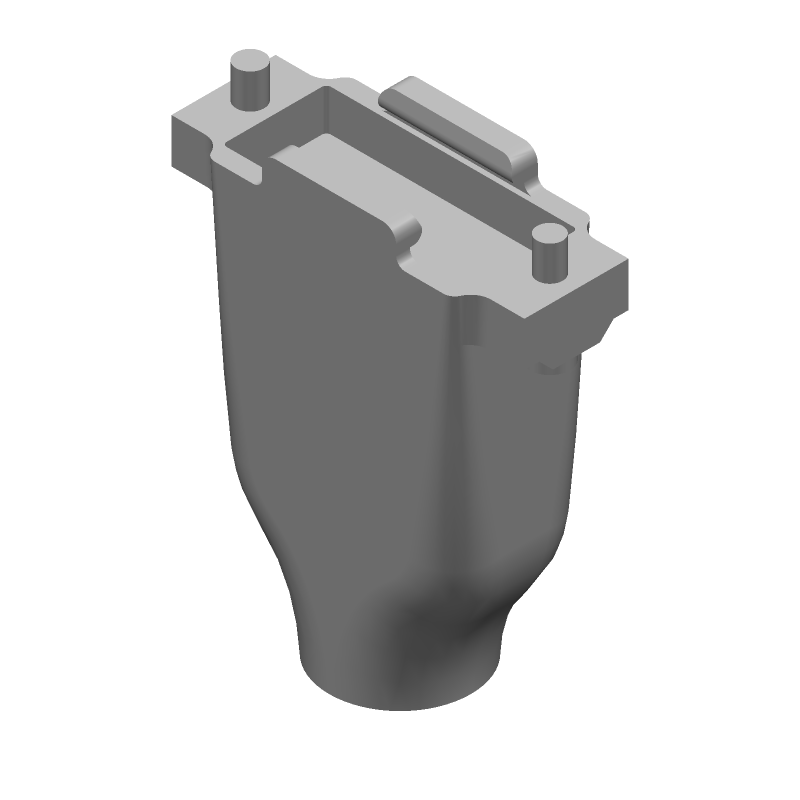 Backshell/Cable Clamp 180° 2 Shell Size Nickel Over Copper Zinc Alloy