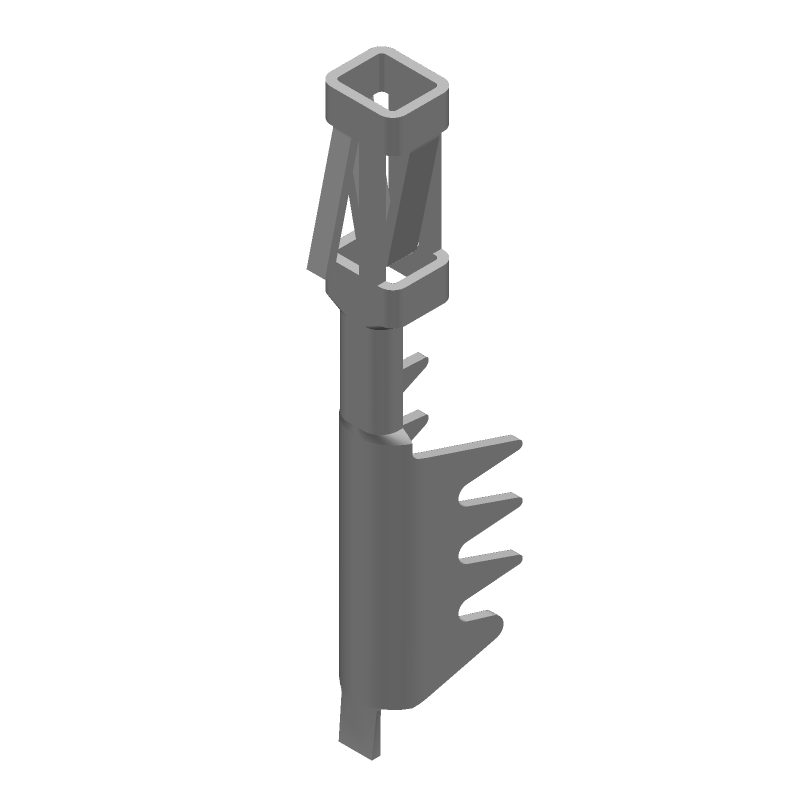 Female Signal Crimp Connector, 3A, Gold Copper, 1.4mm ID, 250V