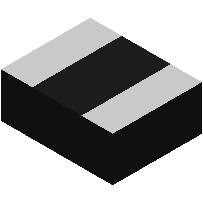 Pin Out Inductor 74438323100 footprint, schematic symbol and 3D model by Würth Elektronik
