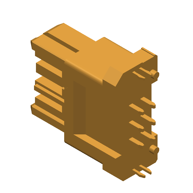 3 Pos 3.81mm Pitch Male Header, Straight, Gold, 10A, 250V