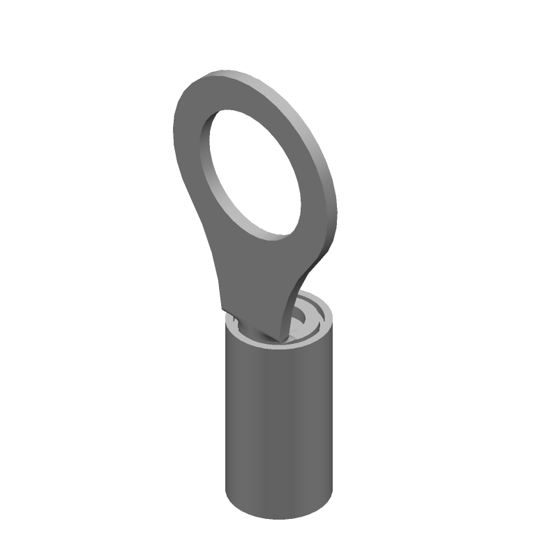 PIDG Female Crimp Terminal, 10-12 AWG, 300V, Tin Plated Copper