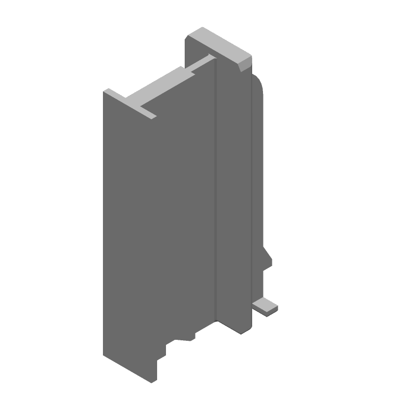 Connector Accessories Retainer Straight Glass Filled Polybutylene Terephthalate Blue Automotive Bag