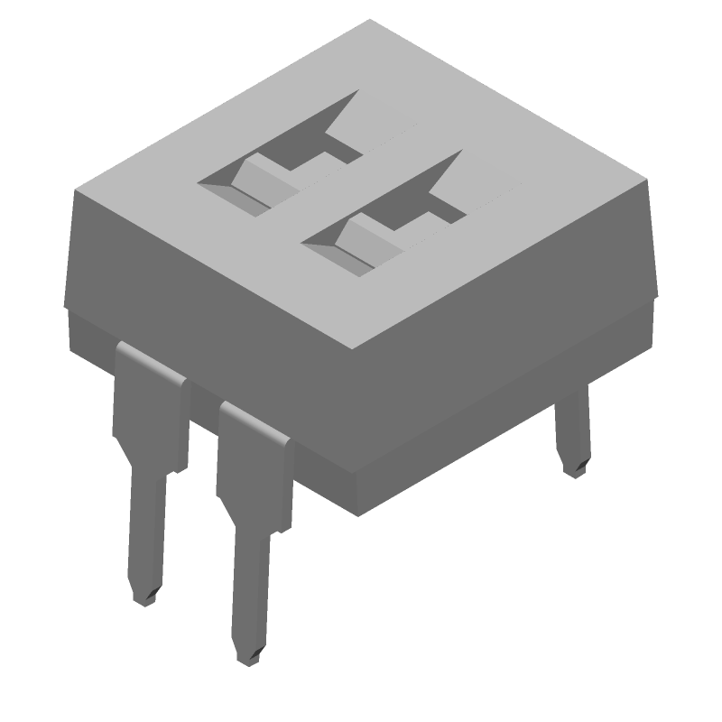 DIP Slide Switch, 2 Pos, 1A, 24VDC, TH