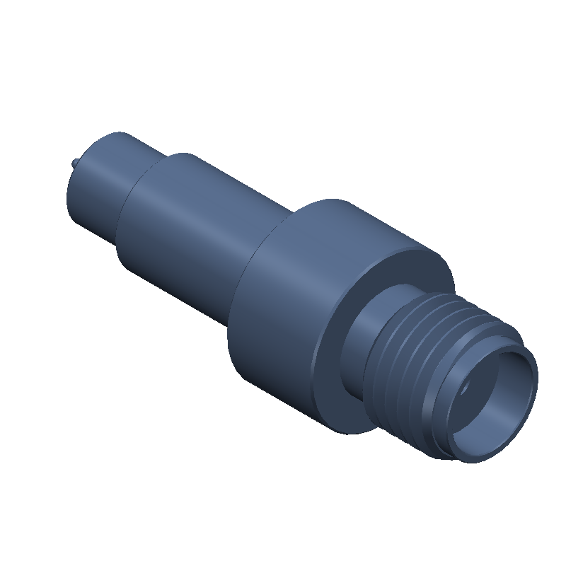 RF Coaxial Adapter, Straight, 0-6GHz, 50 Ohm, Gold