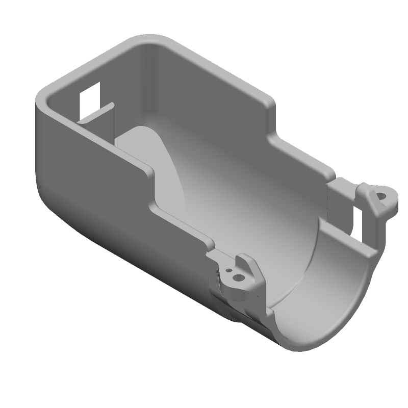 Connector Accessories Cover Straight Black Automotive Box