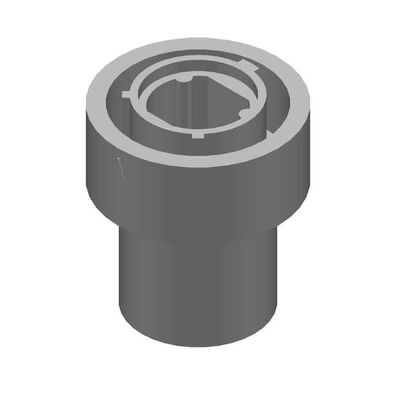 7 Pos Male Crimp Circular Connector, Straight, IP65, Black