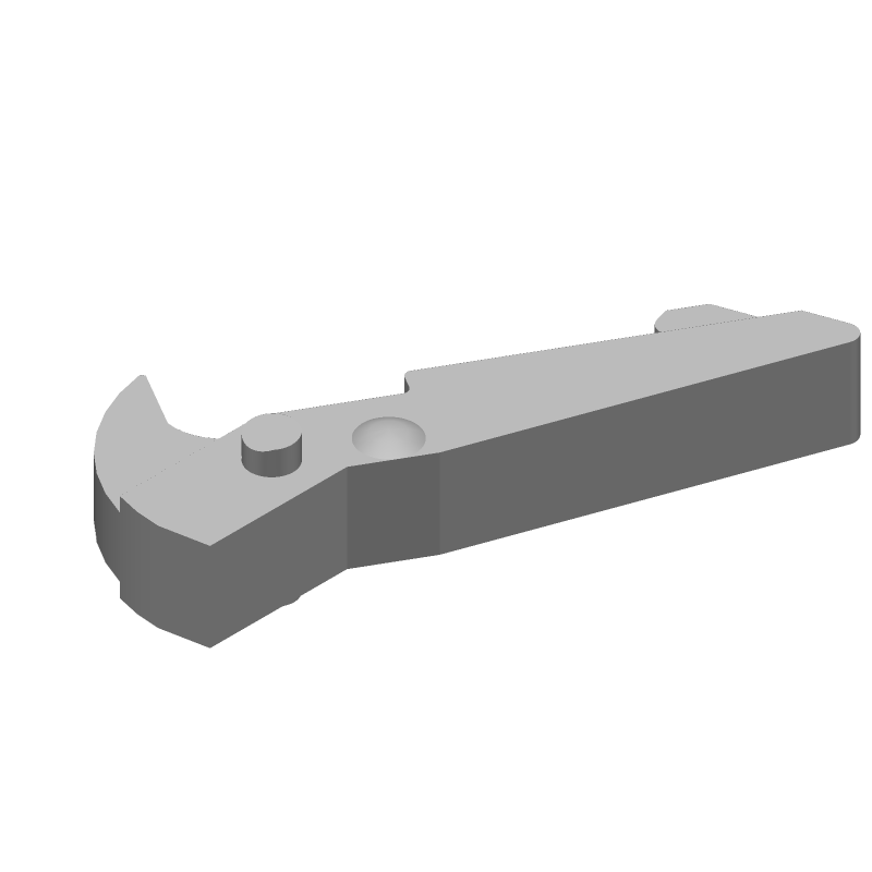 Connector Accessories Latch Straight Thermoplastic Red Package