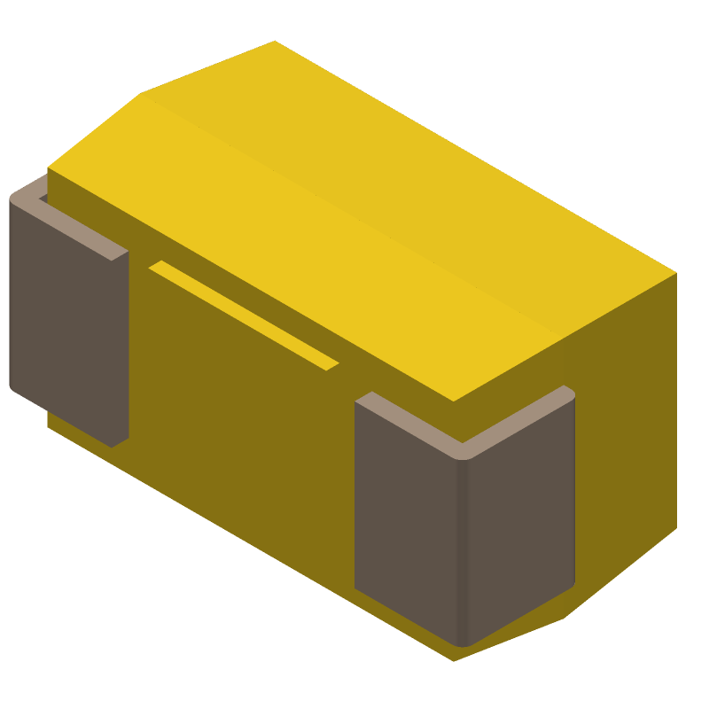 68uF 2.5V Tantalum Capacitor, 1206 SMD, 20% Tol, 70mR ESR