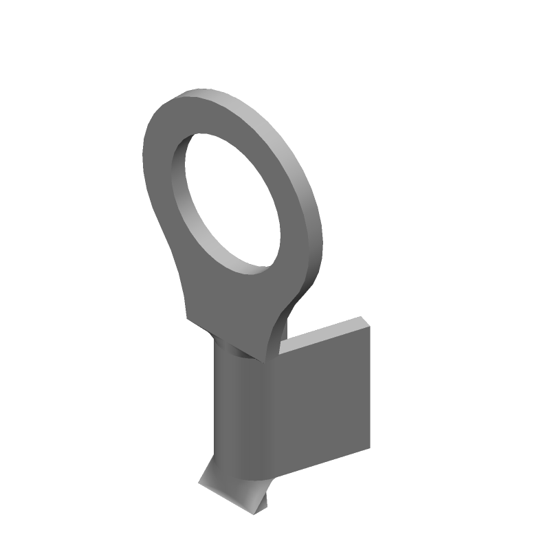 Brass Tin Crimp Terminal 14-18AWG 4.82mm Stud