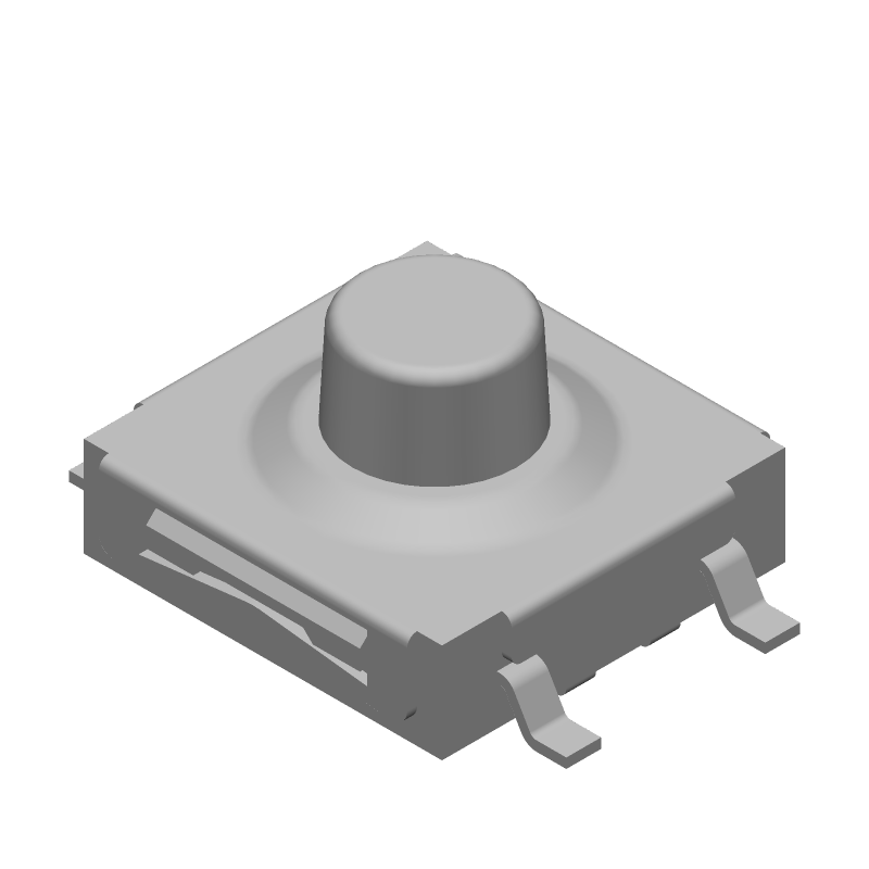 Tactile Switch SPST SMD Gull Wing 50mA 24VDC