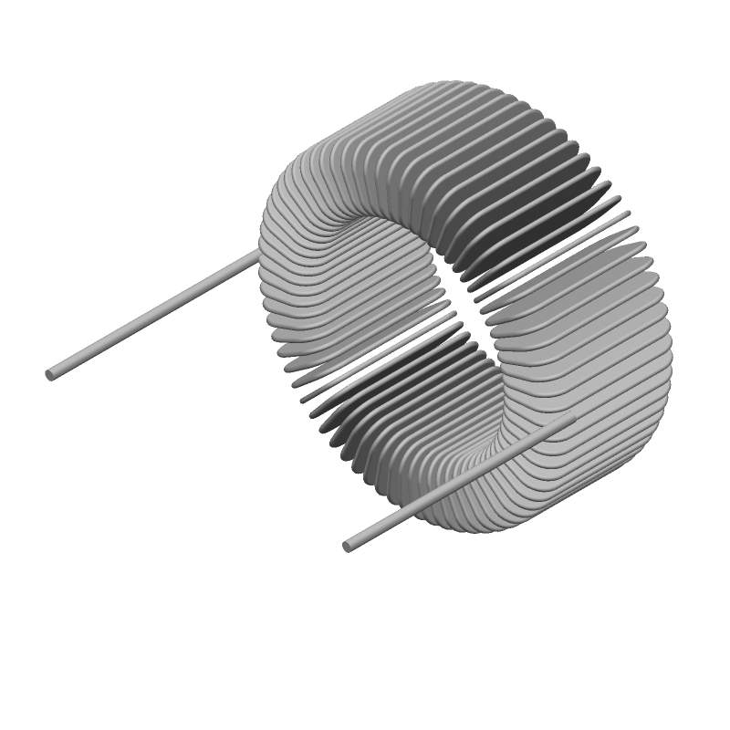 Radial Inductor, 100uH, 2.4A, 15% Tol, Through Hole