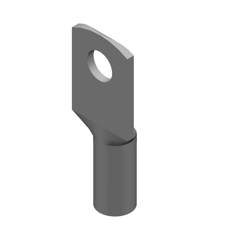 Copper Lug Terminal, 8-10AWG, Tin Plated, Non-Insulated