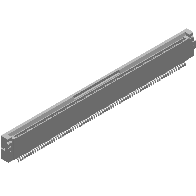 80 Pos Receptacle, 0.5mm Pitch, Right Angle, Gold Contact, SMT