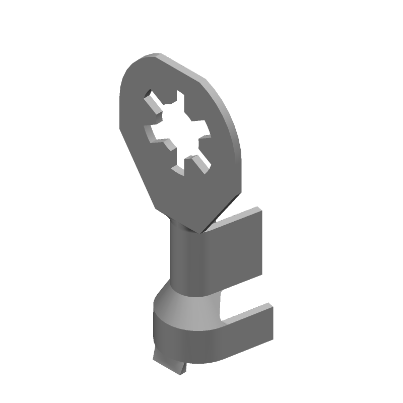 Ring Terminal 10-12AWG Steel Tin M4 Circular