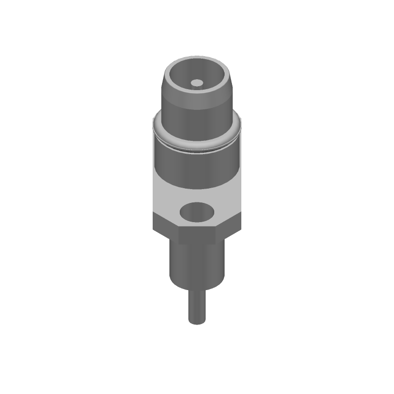 RF Coaxial Connector, 6GHz, 50R, Solder, ST, Thru-Hole, Gold