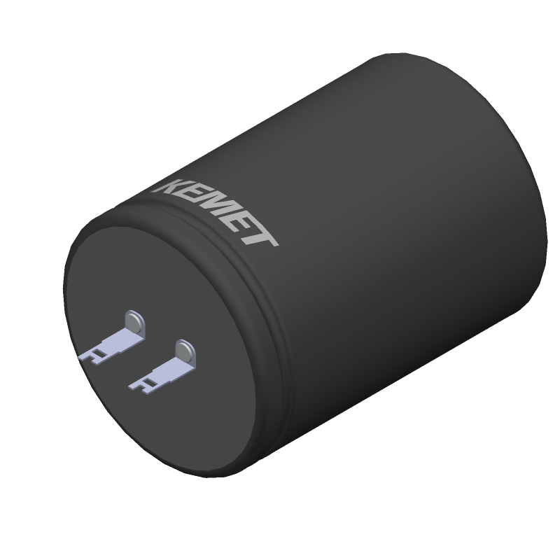 22mF 40V Al Electrolytic Capacitor, Radial, Clamp Mount, Solder
