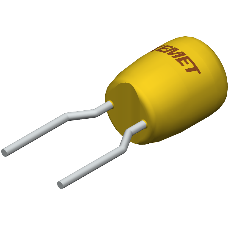 Tantalum Capacitor 10uF 20V 10% Radial 5.08mm 125C