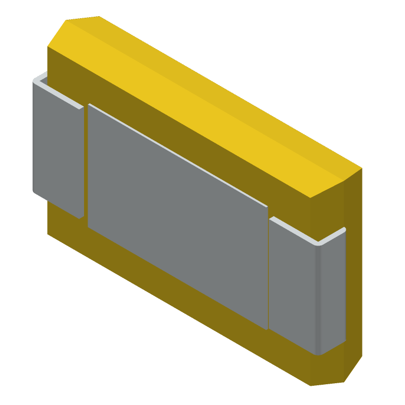 100uF 10V Tantalum Polymer Capacitor, 2917 SMD, 20% Tol