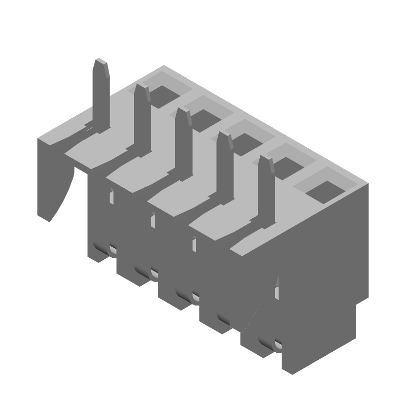 5 Pos 1 Row 2.54mm Pitch Female Header Connector