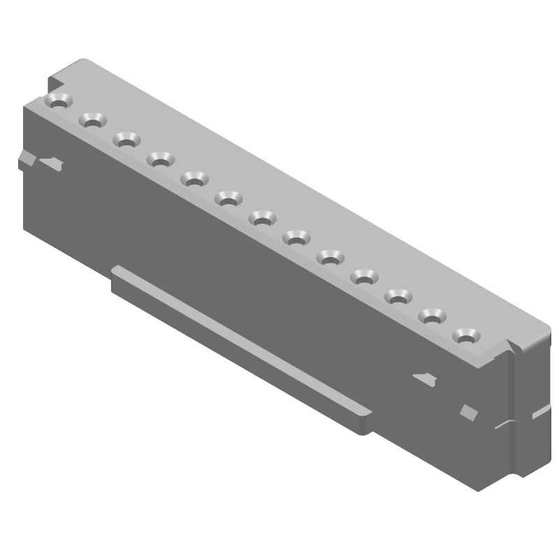 13 Pos 2mm Crimp Wire Housing, Female Socket, 4A, 125V
