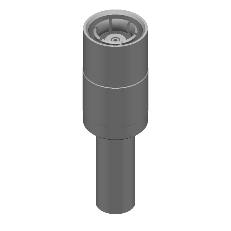 SMB RF Connector, 4GHz, 50 Ohm, Crimp, Straight, Gold/Nickel